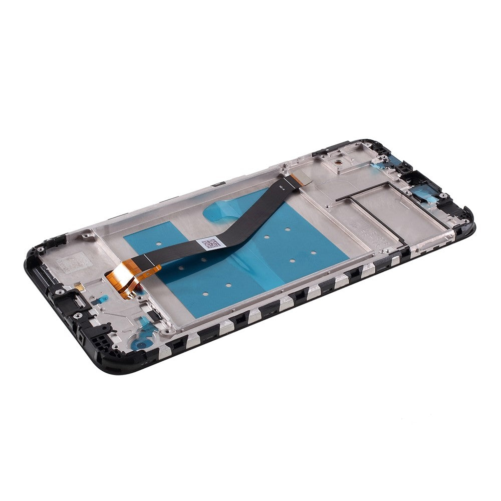 Til Huawei Y6 (2019, med fingeraftrykssensor) / Y6 Prime (2019) / Y6 Pro (2019) Klasse C LCD-skærm og digitizer-enhed + ramme (uden logo)