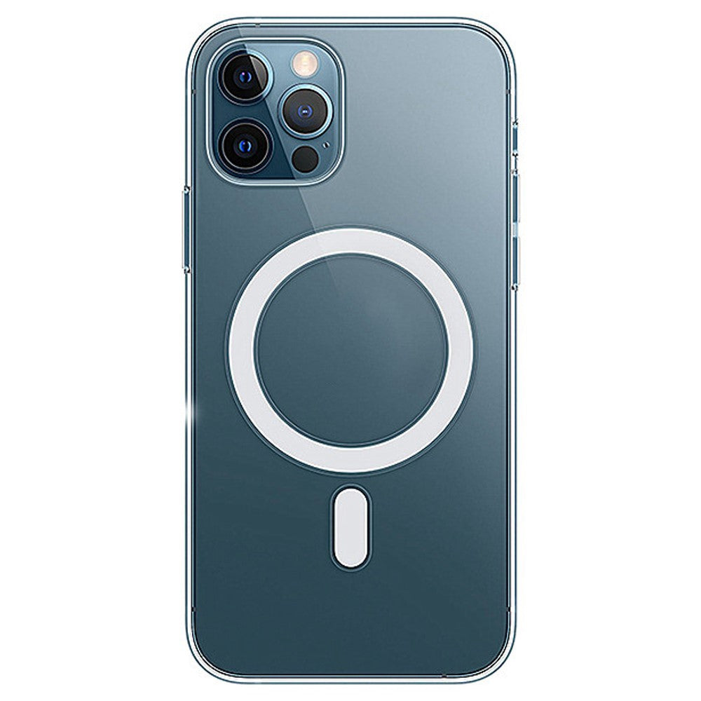 Til iPhone 14 Pro 6,1 tommer Kompatibel med MagSafe Gennemsigtigt Telefoncover Slidstærkt Akryl + TPU Hybrid Cover med Magnetisk Opladningsfunktion