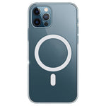 For iPhone 14 Pro 6.1 inch Compatible with MagSafe Clear Phone Case Wear-resistant Acrylic + TPU Hybrid Cover with Magnetic Charging Function