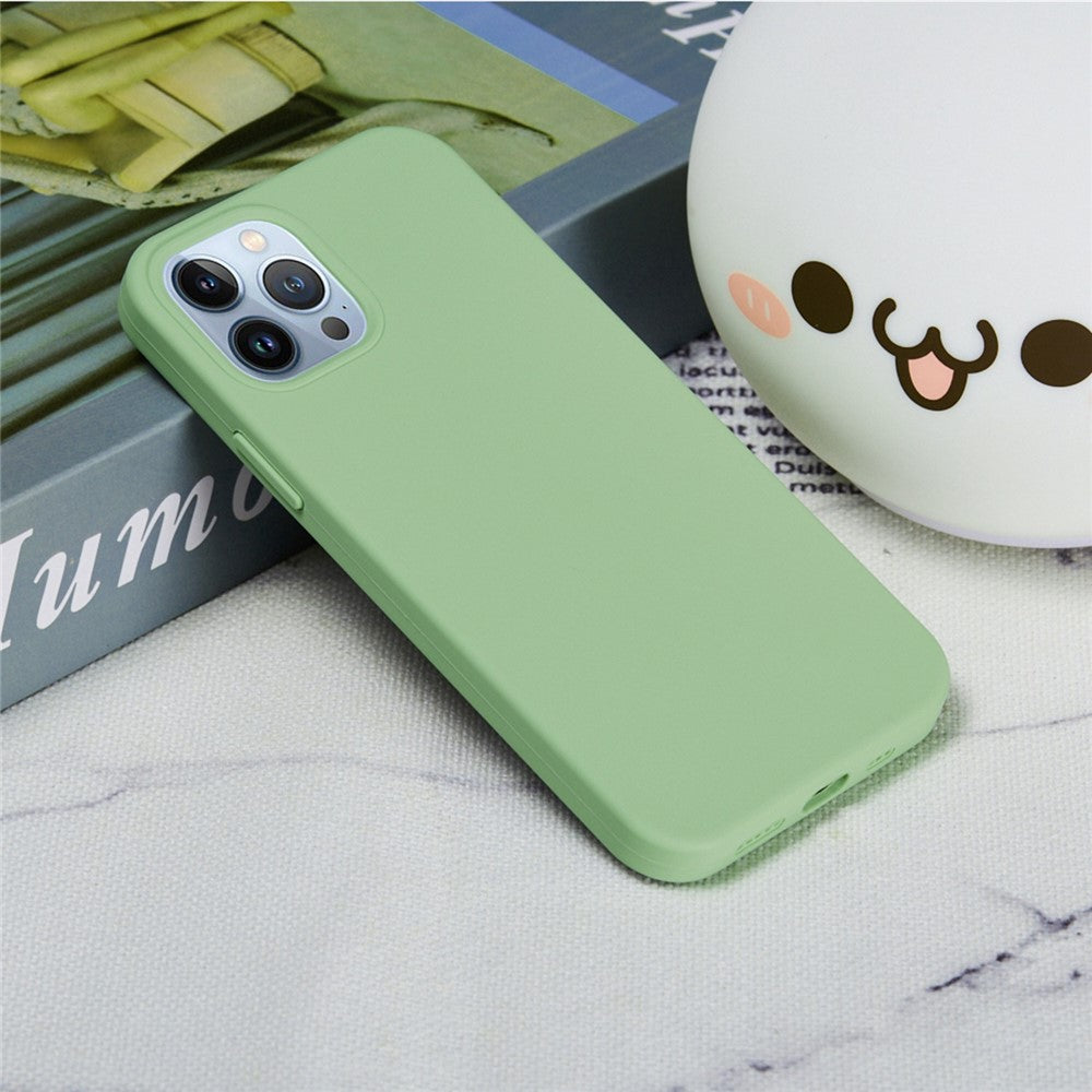 For iPhone 14 Pro 6.1 inch Anti-fall Silicone Back Cover Lightweight Scratch-resistant Phone Case