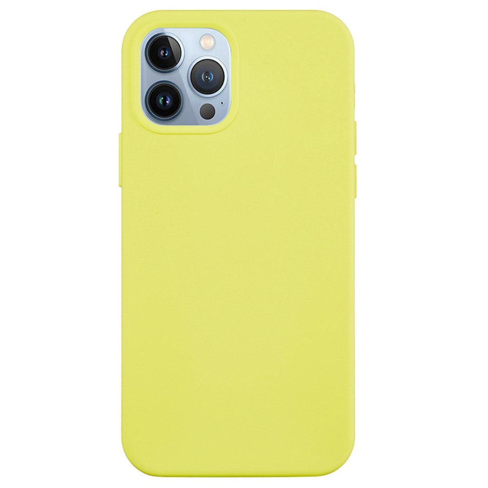 For iPhone 14 Pro 6.1 inch Anti-fall Silicone Back Cover Lightweight Scratch-resistant Phone Case