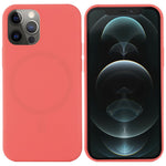 For iPhone 14 Pro Max 6.7 inch Compatible with MagSafe Wireless Charging Phone Case Ultra Slim Anti-fall Mobile Phone Silicone Cover