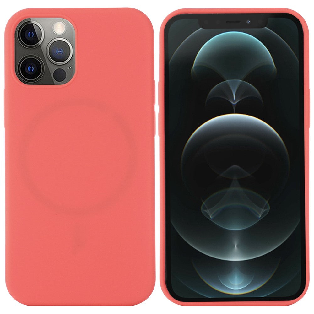 For iPhone 14 Pro Max 6.7 inch Compatible with MagSafe Wireless Charging Phone Case Ultra Slim Anti-fall Mobile Phone Silicone Cover