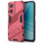 For Oppo A57 4G / A57s 4G Combo PC+TPU Back Case Hands-Free Kickstand Shock-Absorption Cover