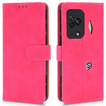 For Xiaomi Black Shark 5 Pro Skin-Touch Feeling Phone Case PU Leather Magnetic Clasp Stand Wallet Cover