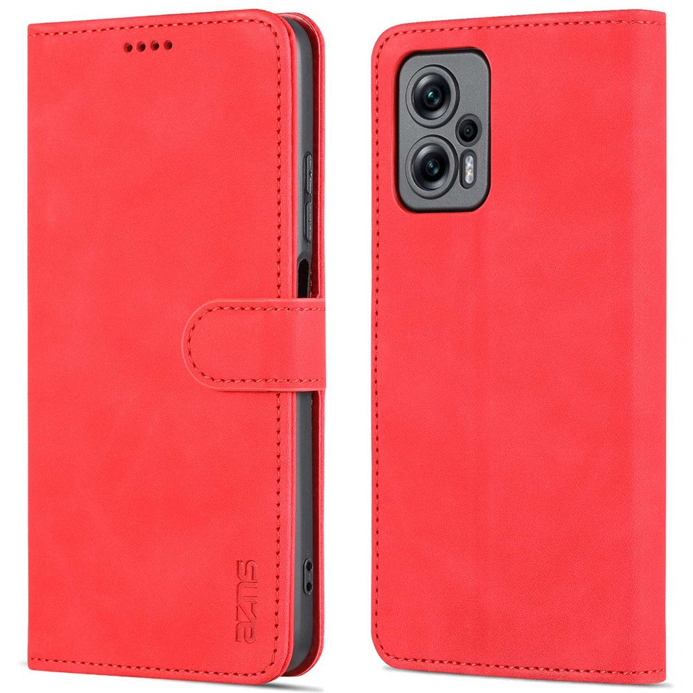 AZNS For Xiaomi Redmi Note 11T Pro 5G / Note 11T Pro+ 5G / Poco X4 GT 5G / Redmi K50i 5G PU Leather Wallet Case Foldable Stand Folio Flip Protective Phone Cover