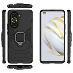 For Huawei nova 10 Pro 4G Ring Holder Kickstand Phone Case Well-protected PC + TPU Protective Cover