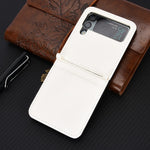 For Samsung Galaxy Z Flip4 5G Shockproof Phone Case Diamond Texture PU Leather + TPU Cover with Stand