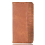 For Samsung Galaxy Z Fold4 5G Shockproof Retro Texture Phone Flip Leather Case Wallet Stand Magnetic Auto Closure Wear-resistant Phone Cover