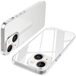 Anti-fingeraftryk cover til iPhone 14 Plus 6.7 tommer, Krystalklart Blødt TPU Stødsikkert Beskyttende Cover