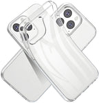 Anti-fingeraftryk cover til iPhone 14 Plus 6.7 tommer, Krystalklart Blødt TPU Stødsikkert Beskyttende Cover