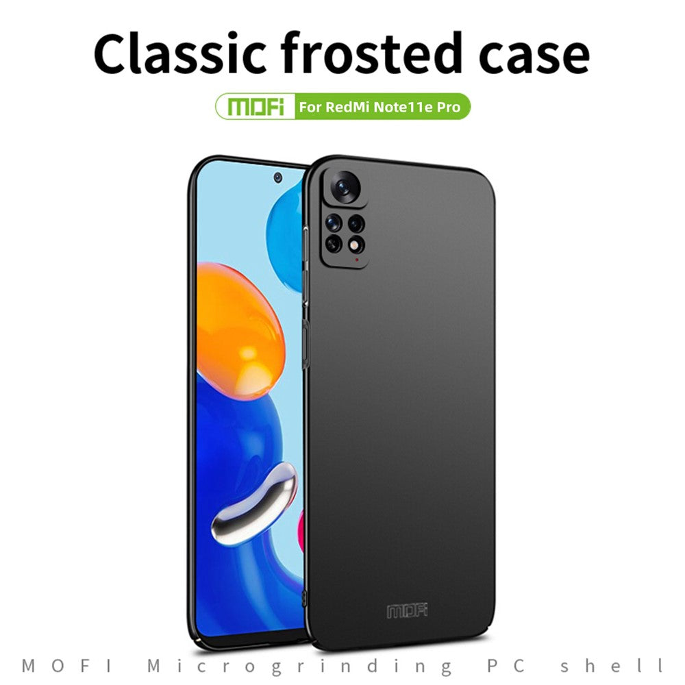 MOFI JK PC Series-1 Shield for Xiaomi Redmi Note 11E Pro Fall Proof Matte Hard PC Back Case Camera Protection Phone Cover with Strap