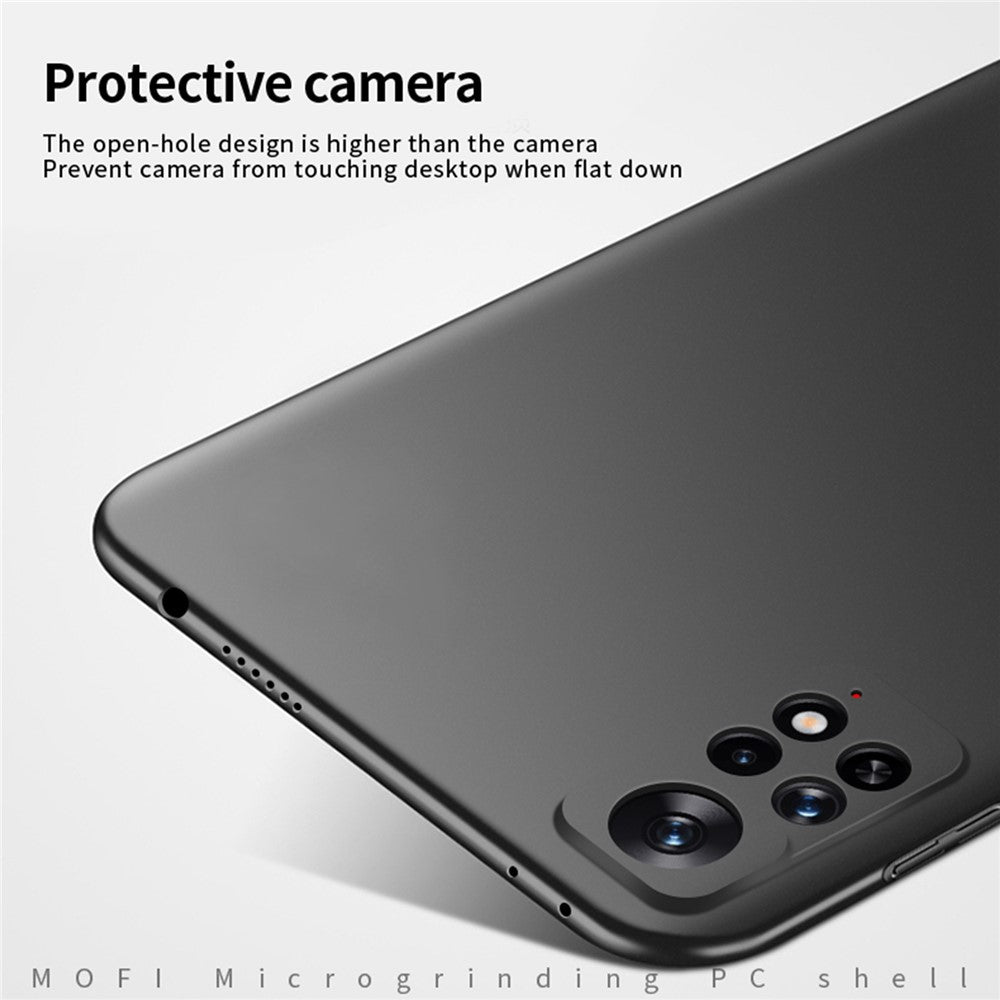 MOFI JK PC Series-1 Shield for Xiaomi Redmi Note 11E Pro Fall Proof Matte Hard PC Back Case Camera Protection Phone Cover with Strap