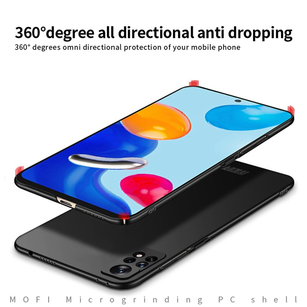 MOFI JK PC Series-1 Shield for Xiaomi Redmi Note 11E Pro Fall Proof Matte Hard PC Back Case Camera Protection Phone Cover with Strap