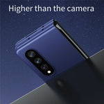 For Samsung Galaxy Z Fold4 5G Skin Touch Phone Case with Folding Design Hard PC Protective Cover