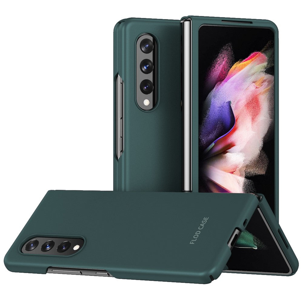 For Samsung Galaxy Z Fold4 5G Skin Touch Phone Case with Folding Design Hard PC Protective Cover