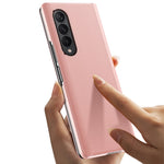 Til Samsung Galaxy Z Fold4 5G Flip Lædercover med Stativ Fuld Kropsbeskyttende Telefonetui