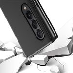 Til Samsung Galaxy Z Fold4 5G Flip Lædercover med Stativ Fuld Kropsbeskyttende Telefonetui