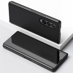 Til Samsung Galaxy Z Fold4 5G Flip Lædercover med Stativ Fuld Kropsbeskyttende Telefonetui