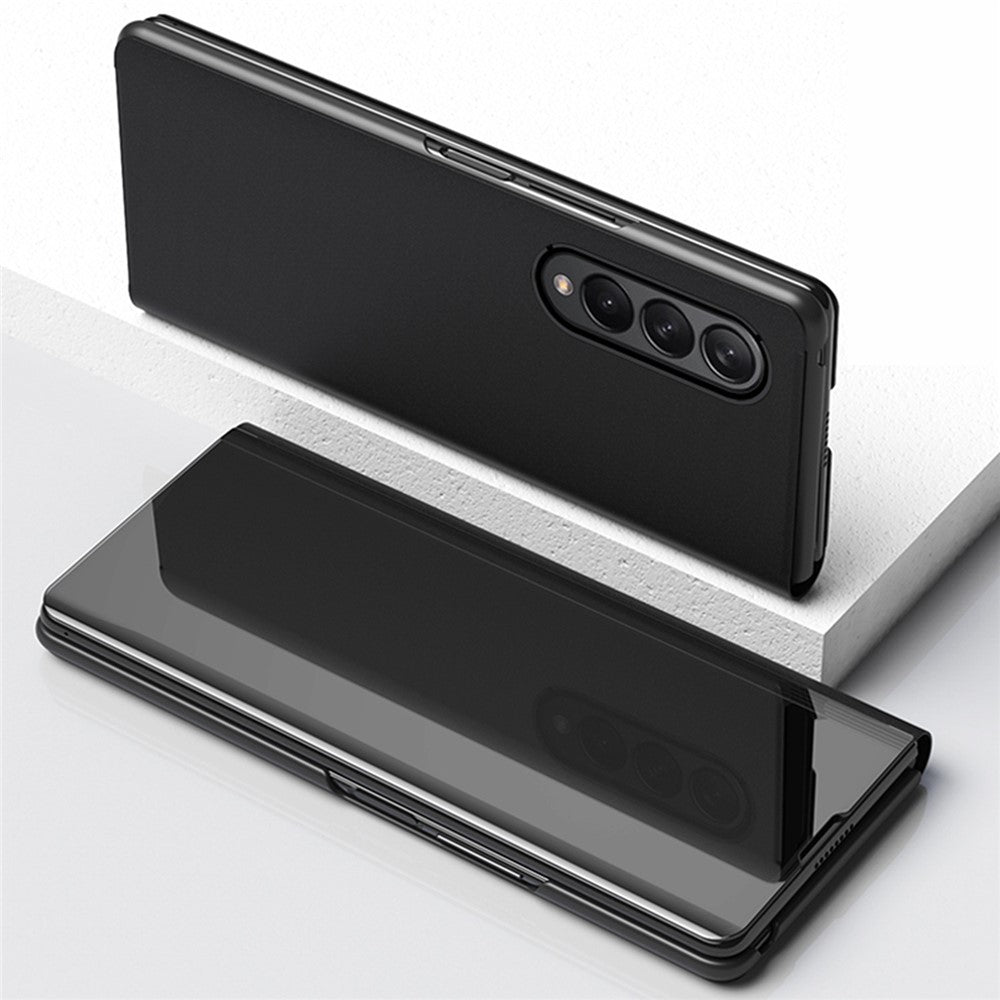 Til Samsung Galaxy Z Fold4 5G Flip Lædercover med Stativ Fuld Kropsbeskyttende Telefonetui