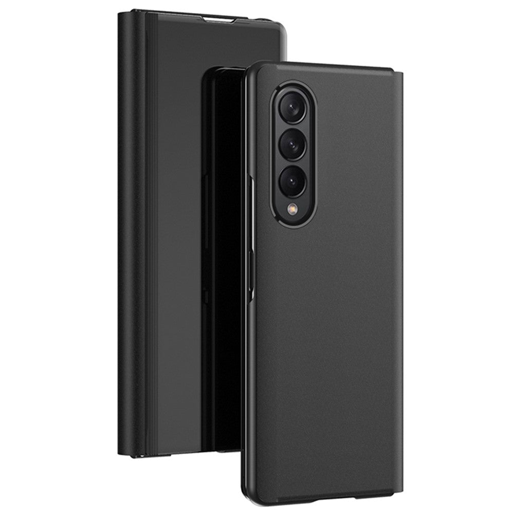 Til Samsung Galaxy Z Fold4 5G Flip Lædercover med Stativ Fuld Kropsbeskyttende Telefonetui