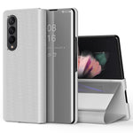 Til Samsung Galaxy Z Fold4 5G Flip Lædercover med Stativ Fuld Kropsbeskyttende Telefonetui