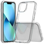 TPU kofanger akryl bagcover til iPhone 14 6.1 tommer, gennemsigtigt stødsikkert mobiltelefonetui
