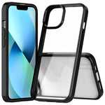 TPU kofanger akryl bagcover til iPhone 14 6.1 tommer, gennemsigtigt stødsikkert mobiltelefonetui