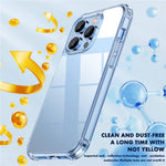 IPAKY For iPhone 14 Pro Max 6.7 inch Ultra Slim Drop-proof Phone Case Anti-scratch Hard PC TPU Frame Back Cover