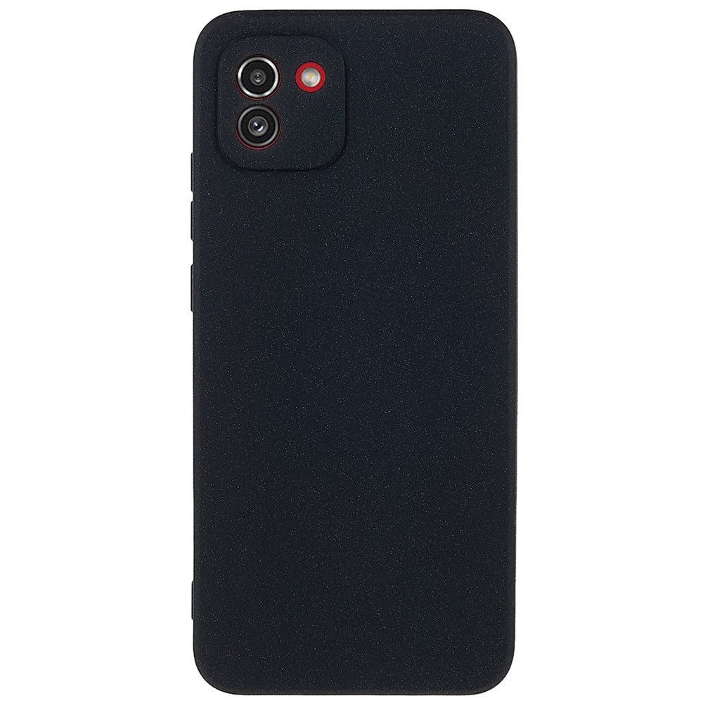 Til Samsung Galaxy A03 (164,2 mm) stødsikkert blødt TPU-telefoncover dobbeltsidet mat mobiltelefonbagcover