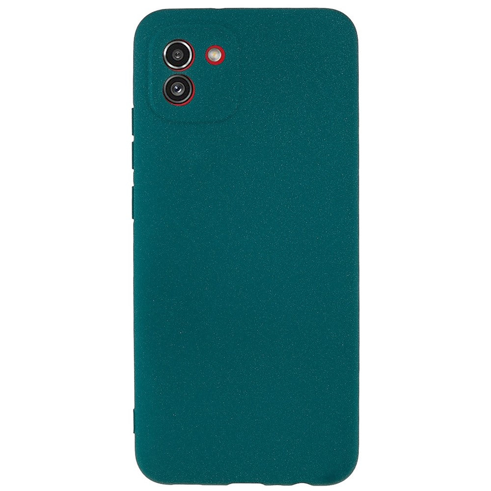 Til Samsung Galaxy A03 (164,2 mm) stødsikkert blødt TPU-telefoncover dobbeltsidet mat mobiltelefonbagcover