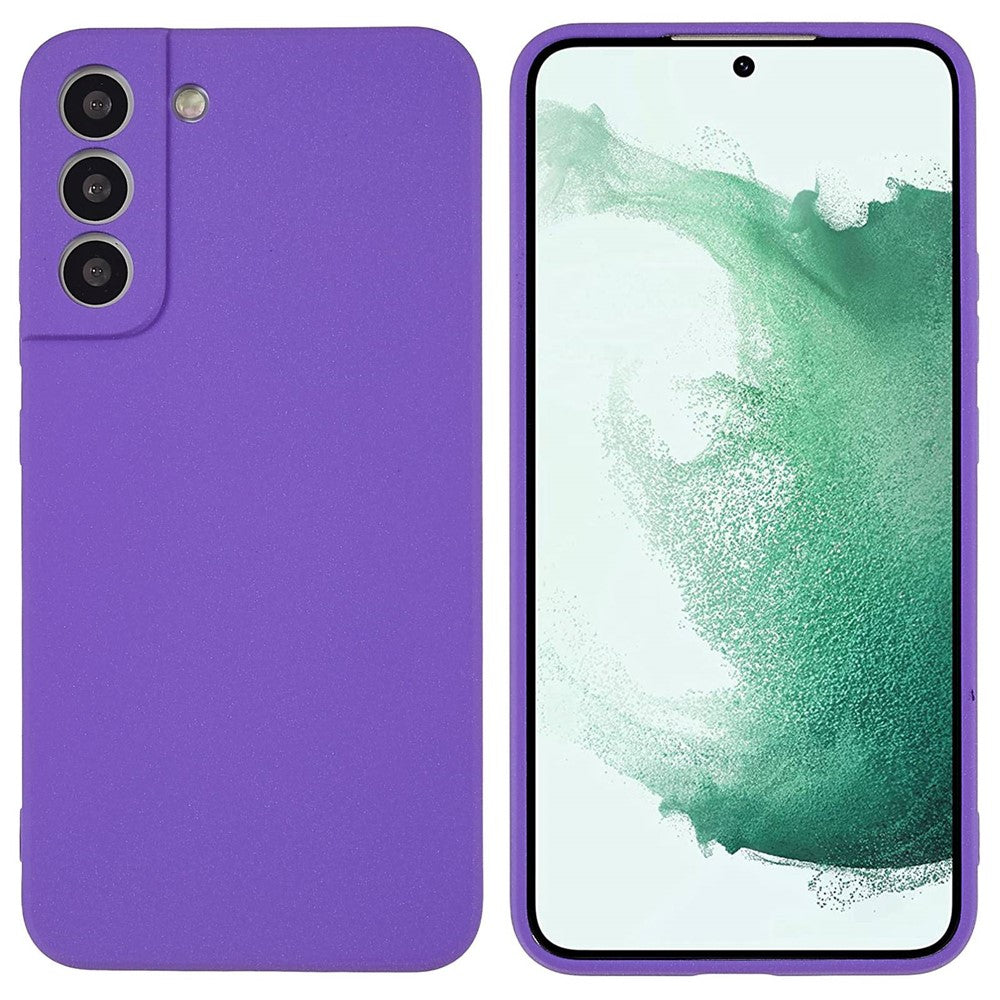 For Samsung Galaxy S22+ 5G Lightweight Anti-fall Soft TPU Phone Case Shockproof Double-Sided Matte Phone Shell