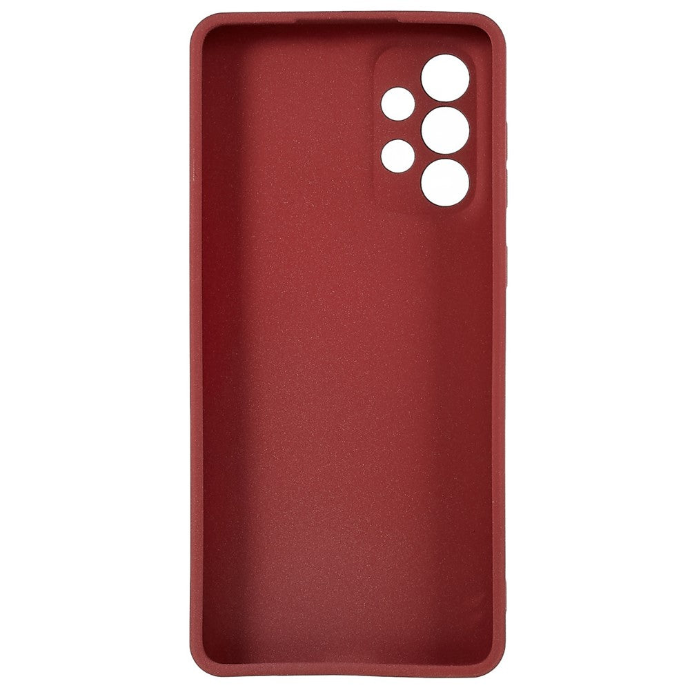 For Samsung Galaxy A73 5G Double-Sided Matte Soft TPU Phone Cover Anti-fingerprint Anti-scratch Back Case