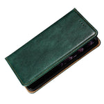 Magnetic Auto Closure Leather Phone Case for Oppo A57 4G / A57s 4G, Foldable Stand Wallet All-round Protective Shell