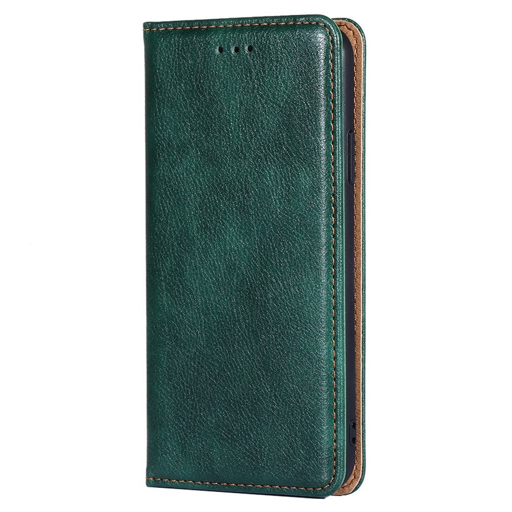Magnetic Auto Closure Leather Phone Case for Oppo A57 4G / A57s 4G, Foldable Stand Wallet All-round Protective Shell