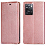 Magnetic Auto Closure Leather Phone Case for Oppo A57 4G / A57s 4G, Foldable Stand Wallet All-round Protective Shell