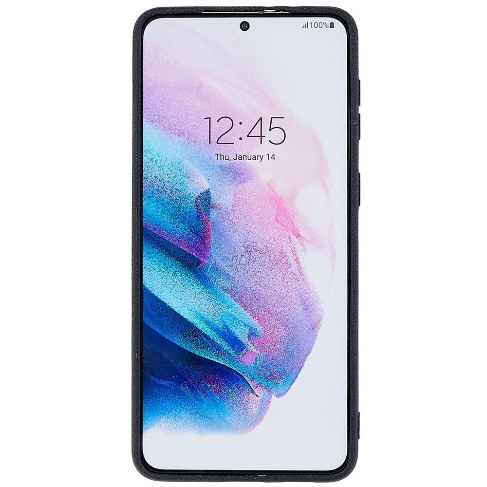 Til Samsung Galaxy S21+ 5G Anti-fald Dobbeltsidet Mat TPU Cover Ultra Slim Mobiltelefon Beskyttende Bagcover