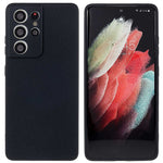 For Samsung Galaxy S21 Ultra 5G Anti-fall Double-Sided Matte TPU Case Scratch-resistant Mobile Phone Back Cover
