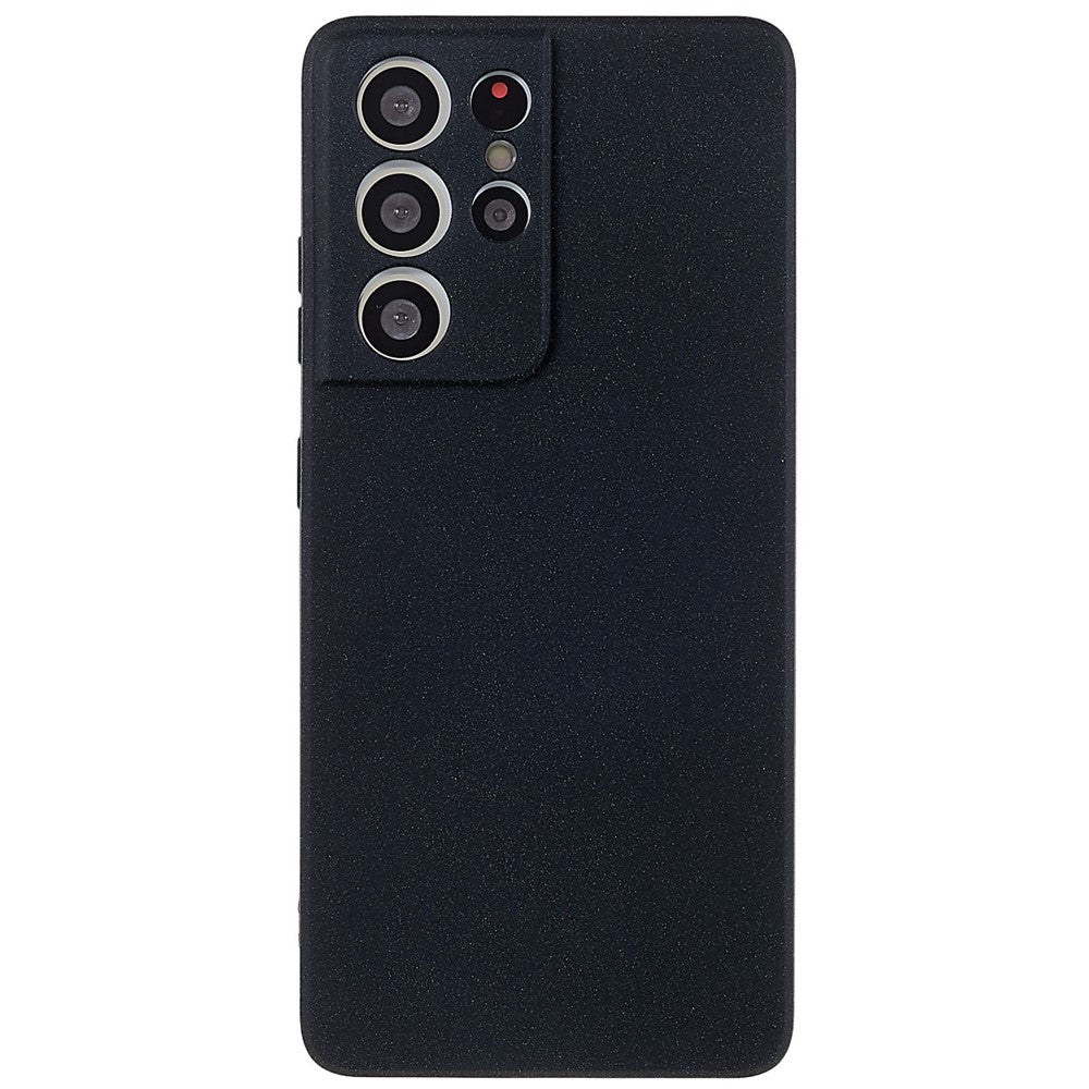 For Samsung Galaxy S21 Ultra 5G Anti-fall Double-Sided Matte TPU Case Scratch-resistant Mobile Phone Back Cover