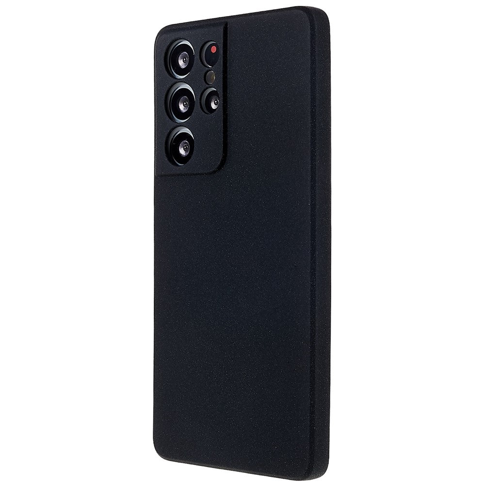 For Samsung Galaxy S21 Ultra 5G Anti-fall Double-Sided Matte TPU Case Scratch-resistant Mobile Phone Back Cover
