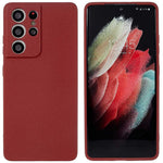 For Samsung Galaxy S21 Ultra 5G Anti-fall Double-Sided Matte TPU Case Scratch-resistant Mobile Phone Back Cover