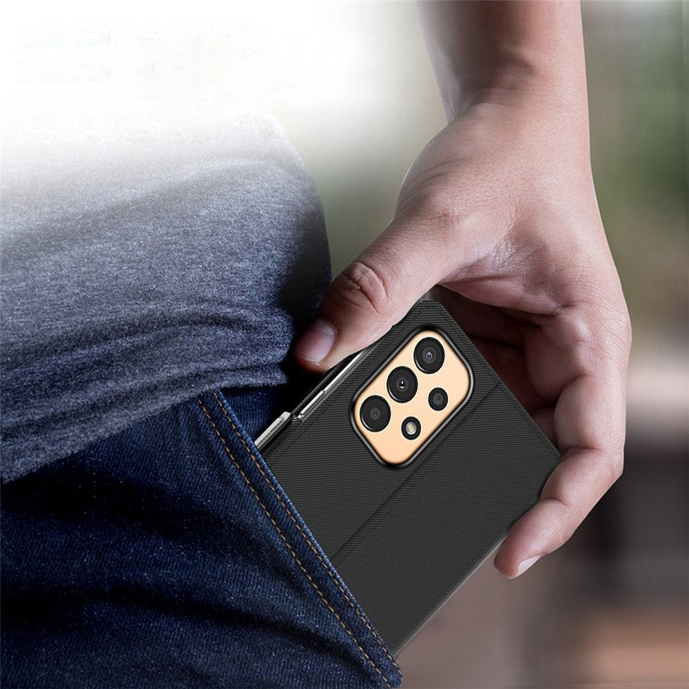 Til Samsung Galaxy A13 4G Makeup Spejl PU Lædercover Pung Etui Kortlomme Magnetisk Lukning Flip Cover