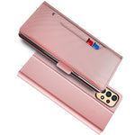 Til Samsung Galaxy A13 4G Makeup Spejl PU Lædercover Pung Etui Kortlomme Magnetisk Lukning Flip Cover