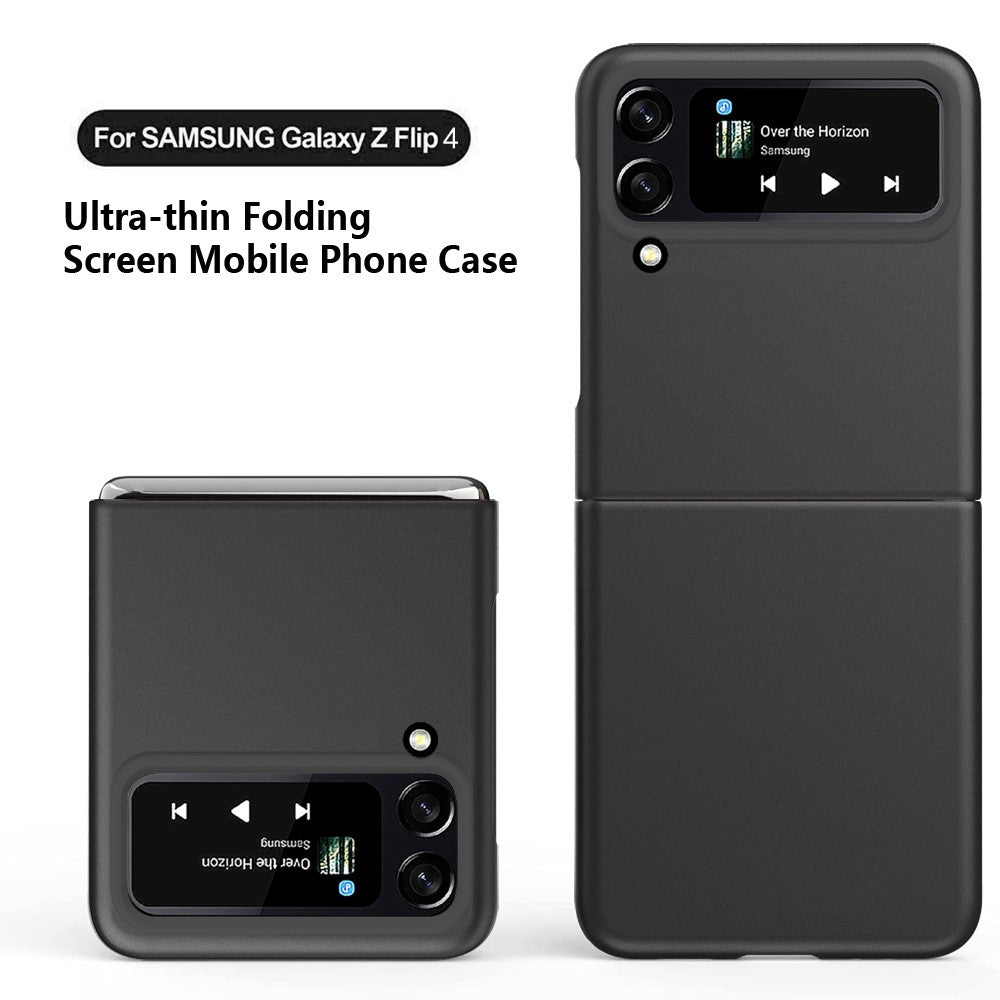For Samsung Galaxy Z Flip4 5G Hard PC Phone Case Rubberized Anti-fingerprint Anti-scratch Flipping Cover