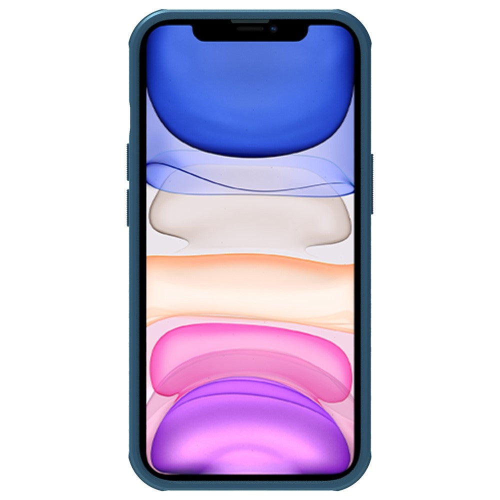 NILLKIN Super Frosted Shield Pro telefoncover til iPhone 14 Plus 6,7 tommer, PC + TPU Anti-fingeraftryk mat beskyttelsesetui