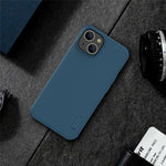 NILLKIN Super Frosted Shield Pro telefoncover til iPhone 14 Plus 6,7 tommer, PC + TPU Anti-fingeraftryk mat beskyttelsesetui