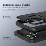 NILLKIN Super Frosted Shield Pro telefoncover til iPhone 14 Plus 6,7 tommer, PC + TPU Anti-fingeraftryk mat beskyttelsesetui