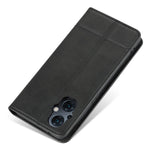 AZNS For Oppo Reno8 Lite 5G Magnetic Auto Closing PU Leather Viewing Stand Flip Cover Wallet Phone Case