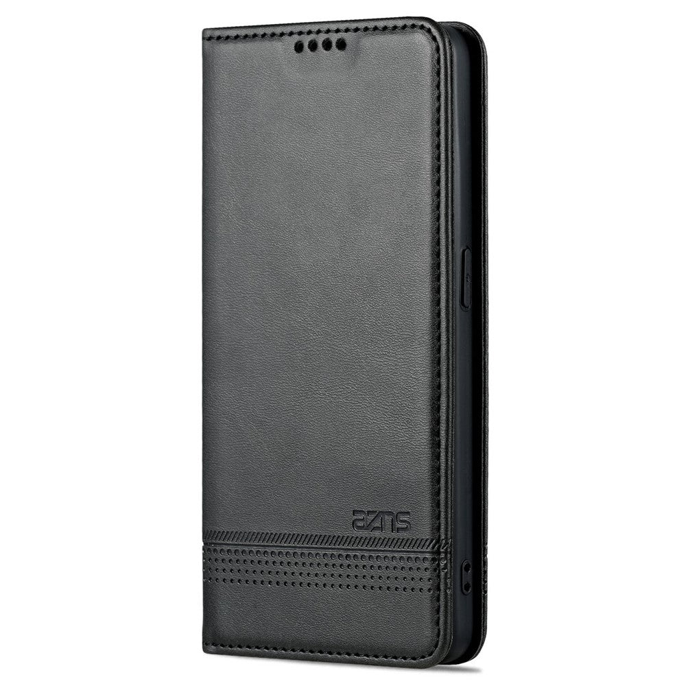 AZNS For Oppo Reno8 Lite 5G Magnetic Auto Closing PU Leather Viewing Stand Flip Cover Wallet Phone Case