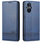 AZNS For Oppo Reno8 Lite 5G Magnetic Auto Closing PU Leather Viewing Stand Flip Cover Wallet Phone Case